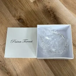 Pnina Tornai Swarovski Crystal and Pearl Cluster Wedding Headband Head Piece NWT Pnina Tornai | Accessories | Pnina Tornai Swarovski Crystal  main image 3